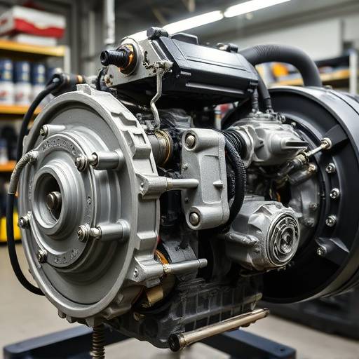 Vista detallada de un sistema de transmisi&oacute;n autom&aacute;tica.
